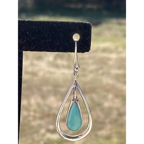 925 Earrings Dangles Drops Vintage Sterling Silver SX 925 Thailand 5.89g - Picture 10 of 11